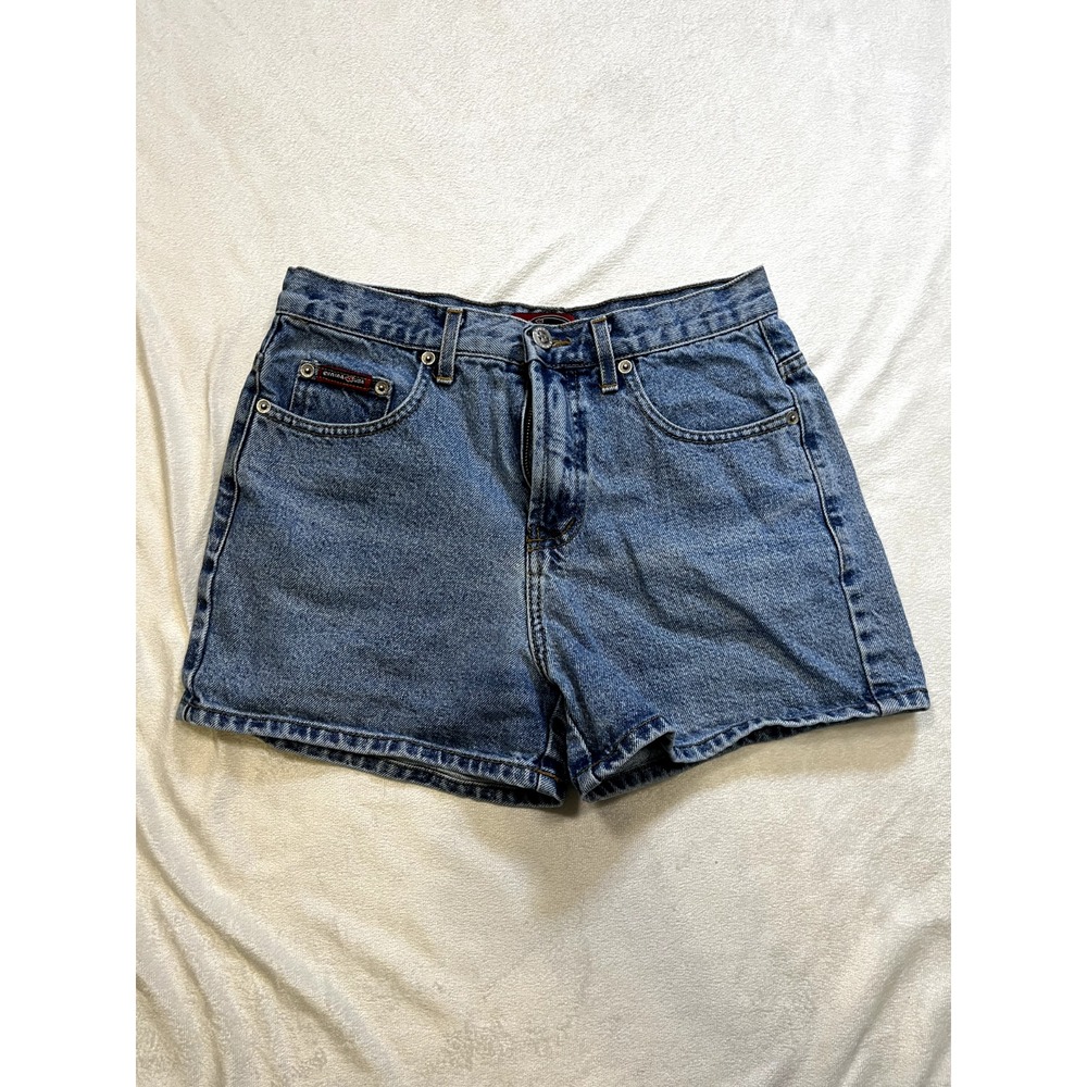 VTG 90s Eunina Shorts Light Blue Wash Streetwear Grunge Sz 7 Made in USA